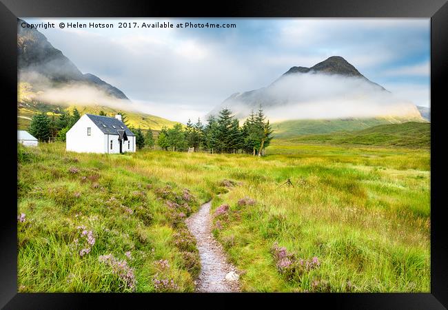 The Scottish Highlands Framed Print by Helen Hotson