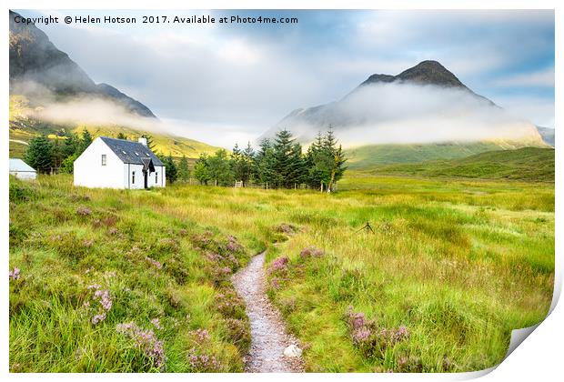 The Scottish Highlands Print by Helen Hotson