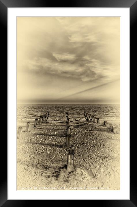 Beach Guides Framed Mounted Print by Iain Merchant
