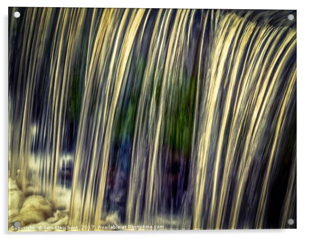 Water Falls... Acrylic by Iain Merchant
