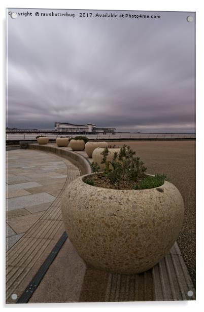 Weston-Super-Mare Seafront View Towards The Grand  Acrylic by rawshutterbug 