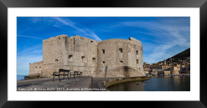 St John’s Fortress Framed Mounted Print by Jason Wells