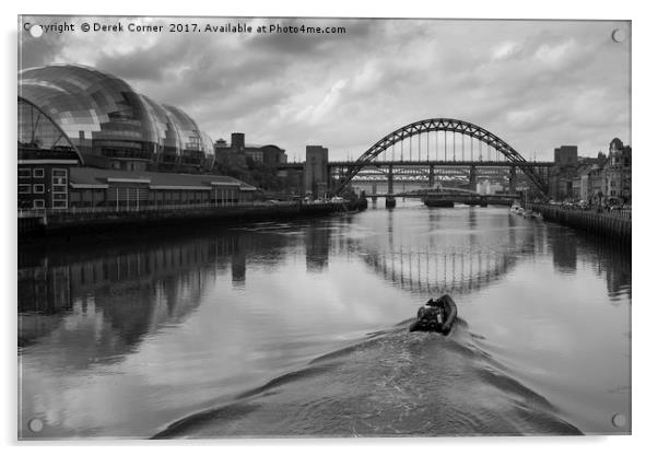 Tyne bridges and The Sage Acrylic by Derek Corner