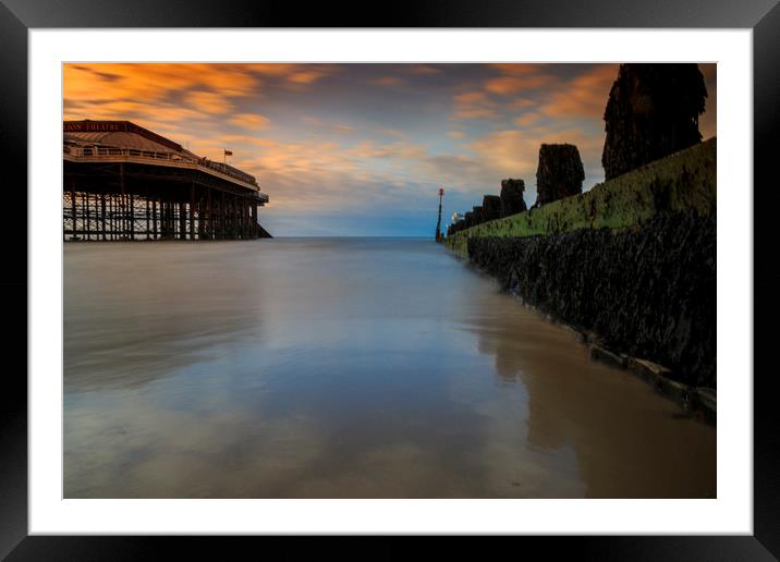 "Ethereal Tranquility: A Captivating Cromer Pier C Framed Mounted Print by Mel RJ Smith