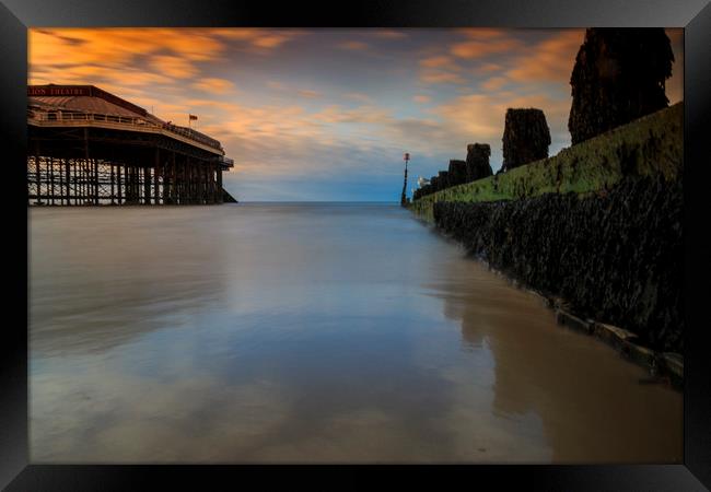 "Ethereal Tranquility: A Captivating Cromer Pier C Framed Print by Mel RJ Smith
