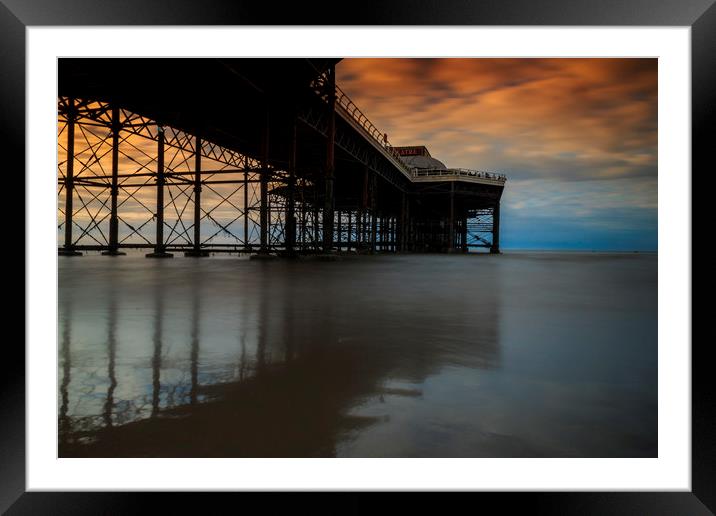 "Ethereal Dance: The Enchanting Cromer Pier" Framed Mounted Print by Mel RJ Smith