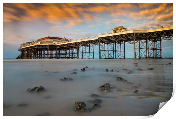 Serenity at Cromer Pier Print by Mel RJ Smith