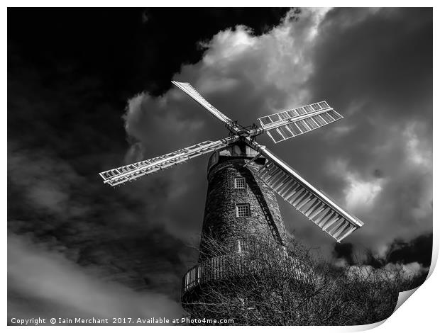 Whissendine Windmill Print by Iain Merchant