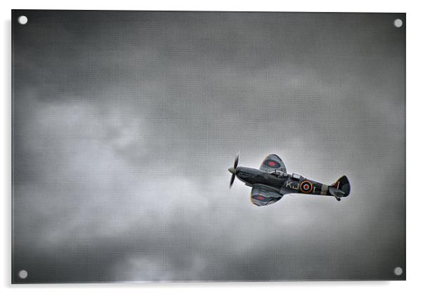 Spitfire Acrylic by Jeni Harney
