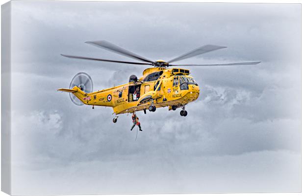 RAF Sea King Search and Rescue Canvas Print by Jeni Harney