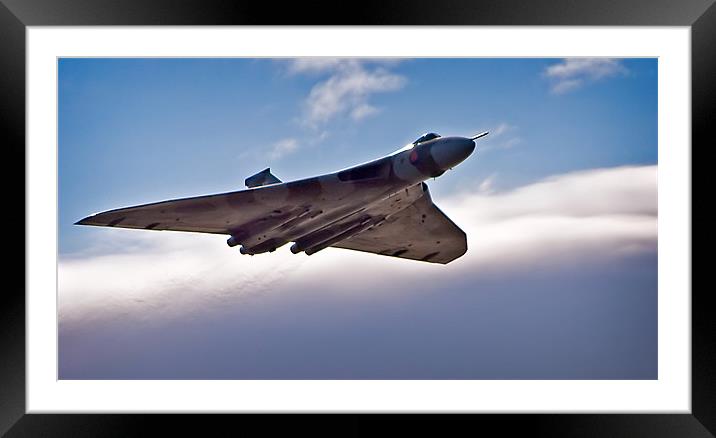 AVRO Vulcan XH558 Framed Mounted Print by Jeni Harney