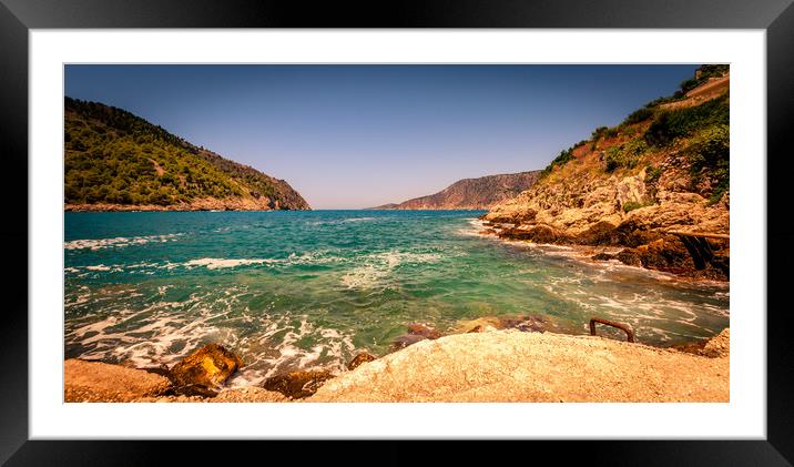 Look out to Sea Framed Mounted Print by Naylor's Photography