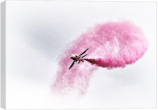 the Red Arrow Canvas Print by Jeni Harney