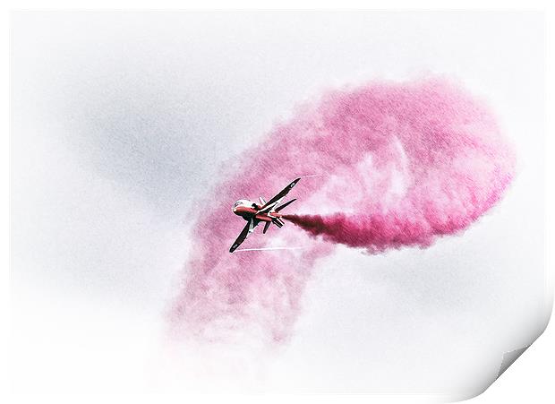 the Red Arrow Print by Jeni Harney