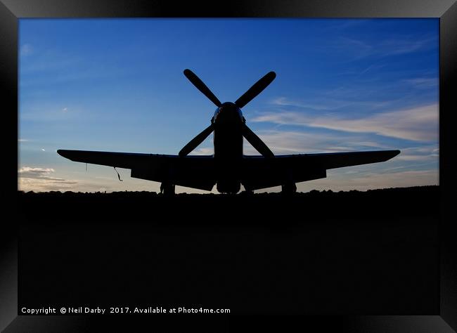 Cadillac of the skies Framed Print by Neil Darby