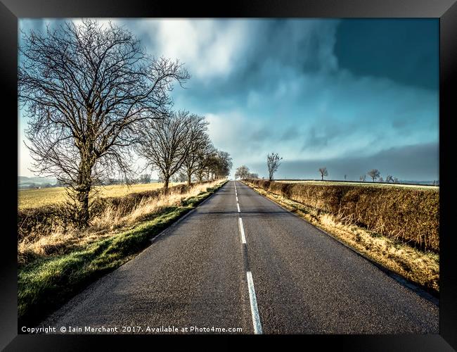 The Road to Marefield Framed Print by Iain Merchant