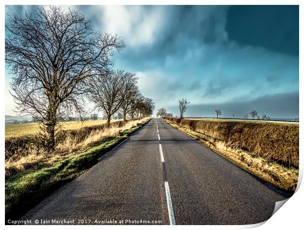 The Road to Marefield Print by Iain Merchant