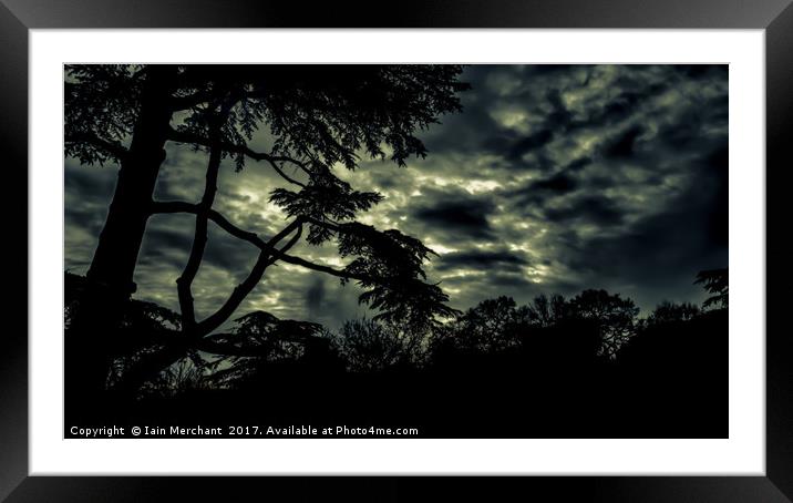 The Night Comes... Framed Mounted Print by Iain Merchant