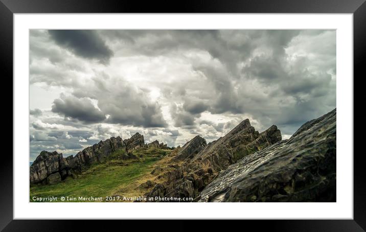 Dramatic Skies over Beacon Hill Framed Mounted Print by Iain Merchant