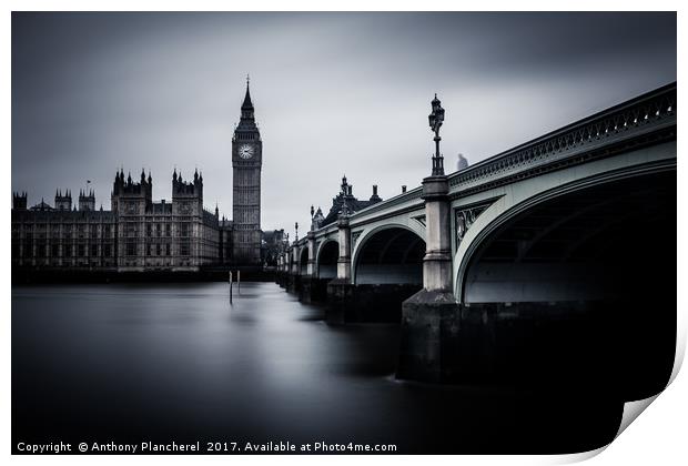 The Ghost of Westminster Print by Anthony Plancherel