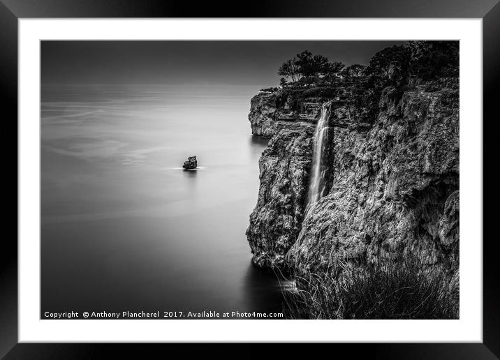 At the edge of the world Framed Mounted Print by Anthony Plancherel