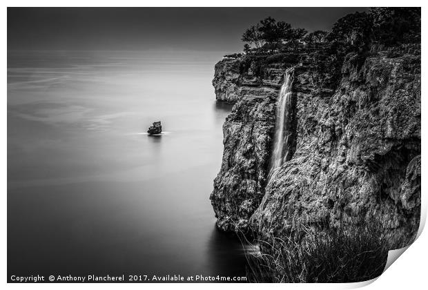 At the edge of the world Print by Anthony Plancherel
