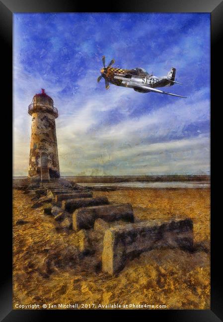 North American P-51 Mustang Framed Print by Ian Mitchell