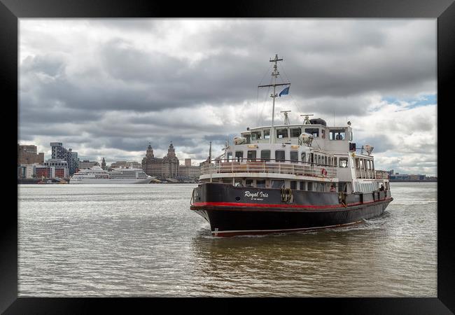 The Royal Iris, Mersey Ferry Framed Print by Rob Lester