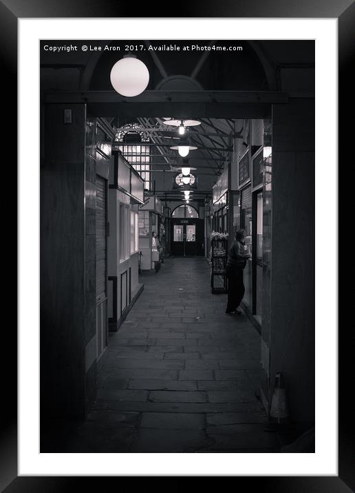 Pontypridd Market Framed Mounted Print by Lee Aron