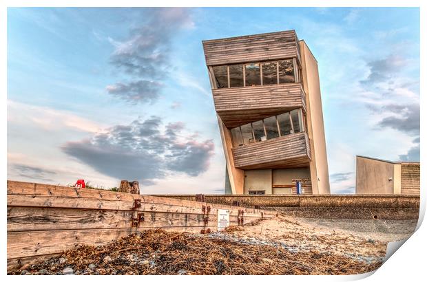 Rossall Point HDR Print by Carl Blackburn