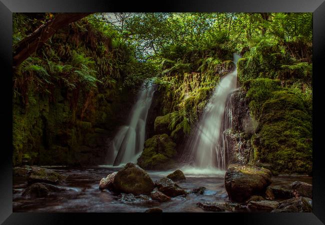 Venford Falls Framed Print by Images of Devon