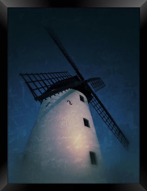 Windmill  Framed Print by Victor Burnside