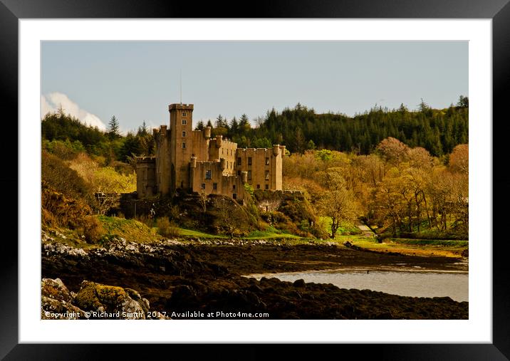Dunvegan Castle Framed Mounted Print by Richard Smith