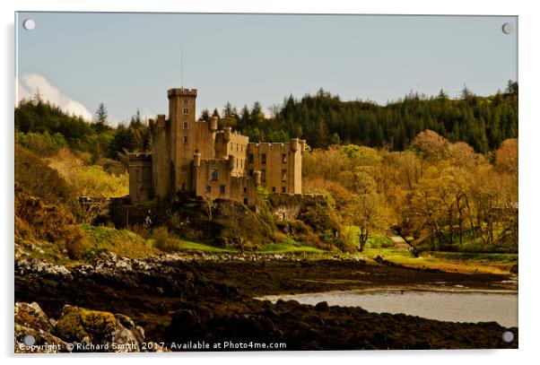 Dunvegan Castle Acrylic by Richard Smith