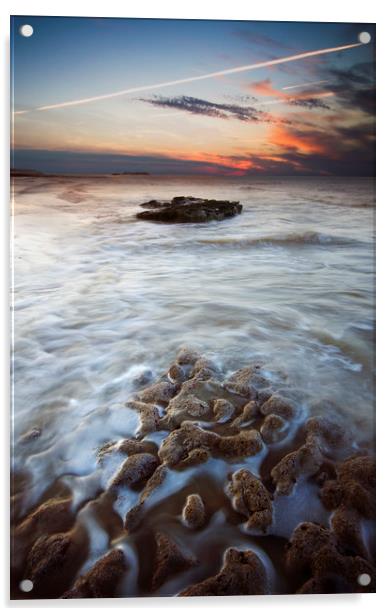 Coastal Sunrise Acrylic by mark leader