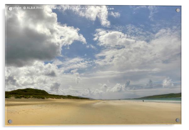 Luskentyre Sands, Isle of Harris, Scotland Acrylic by ALBA PHOTOGRAPHY