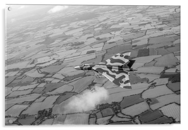 Avro Vulcan XM655 over Essex Acrylic by Gary Eason