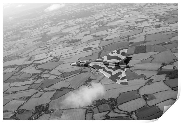 Avro Vulcan XM655 over Essex Print by Gary Eason