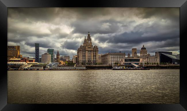 Liverpool Waterfront Framed Print by Rob Lester