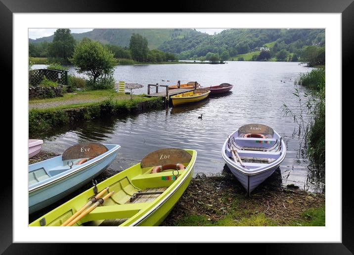 Grasmere Lake District Framed Mounted Print by Tony Bates
