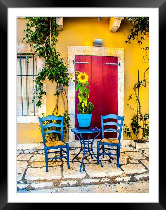 Your table awaits you Framed Mounted Print by Naylor's Photography