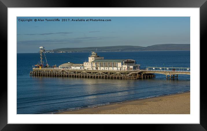 Bournemouth pier Framed Mounted Print by Alan Tunnicliffe