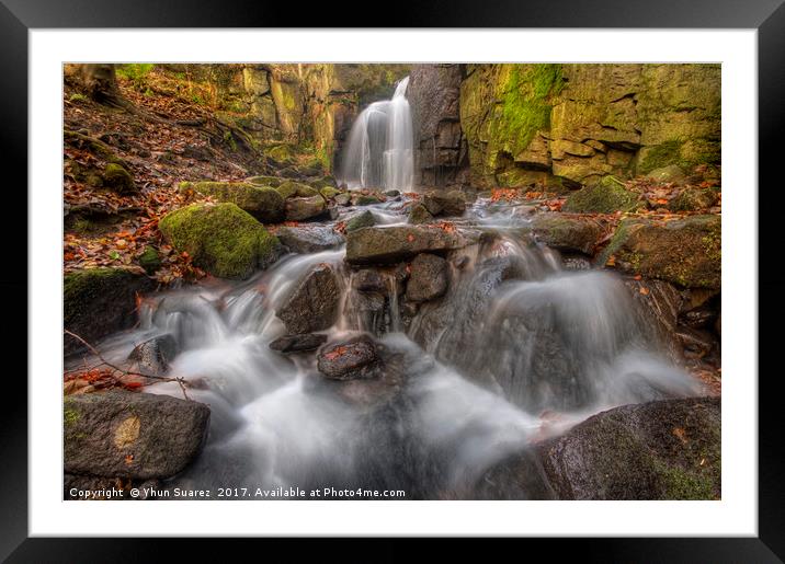 Lumsdale Falls 1.0 Framed Mounted Print by Yhun Suarez