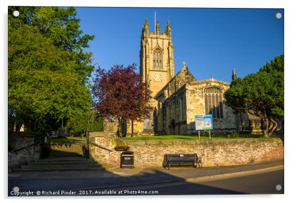 All Saints Parish Church, Great Driffield Acrylic by Richard Pinder