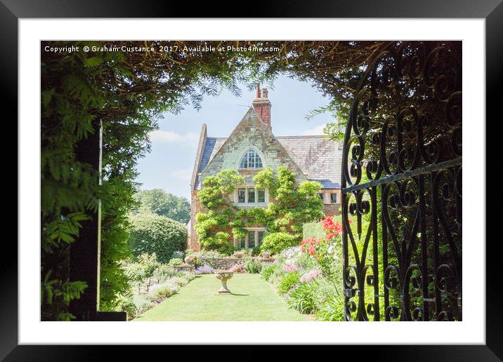 Coton Manor Framed Mounted Print by Graham Custance