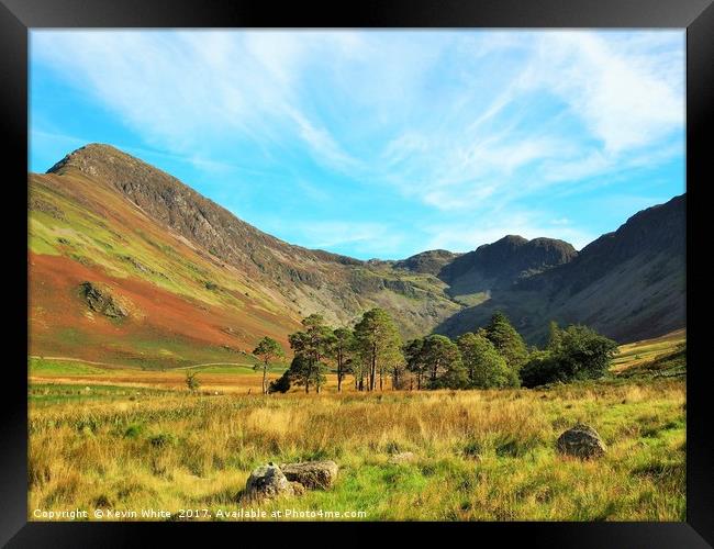 Lake District Hills  Framed Print by Kevin White