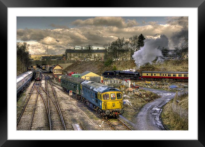 Busy at Bury Framed Mounted Print by Colin irwin