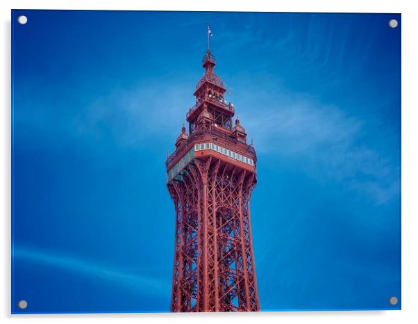 Blackpool Tower  Acrylic by Victor Burnside