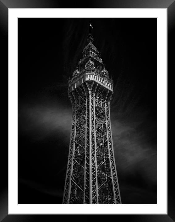 Blackpool Tower    Framed Mounted Print by Victor Burnside