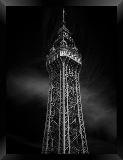 Blackpool Tower    Framed Print by Victor Burnside